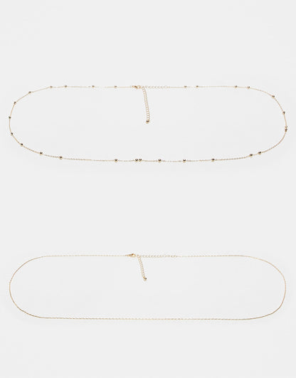 Pack Of 2 Belly Chains