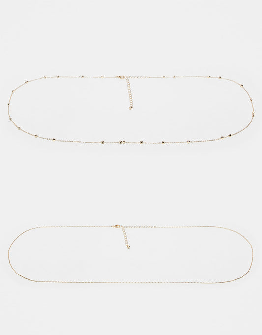 Pack Of 2 Belly Chains