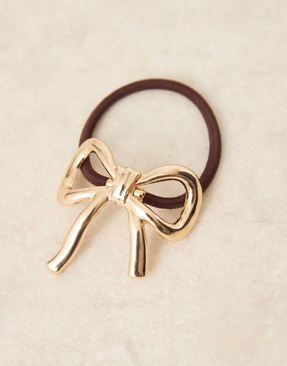 Hairband With Metal Bow Detail