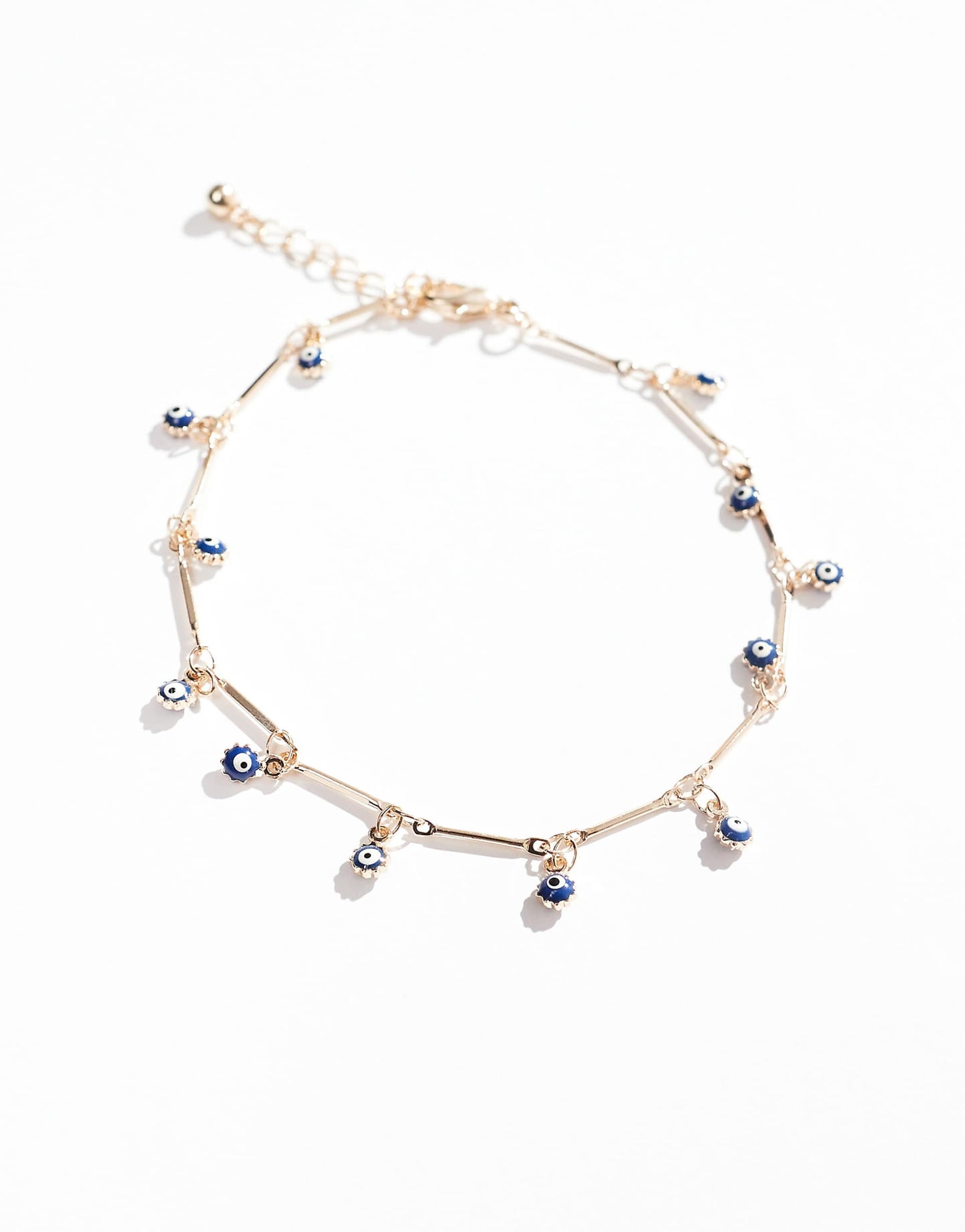 Anklet With Eye And Fine Chain Design