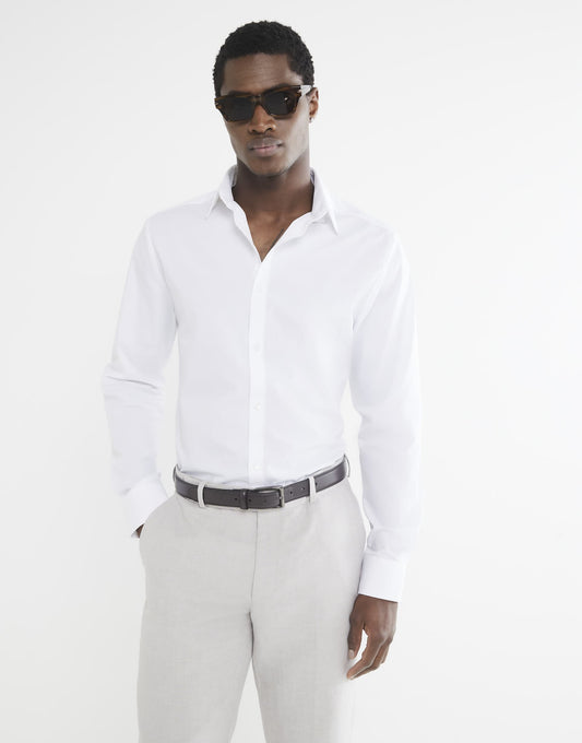 Slim Fit Long Sleeve Shirt Pack Of 2