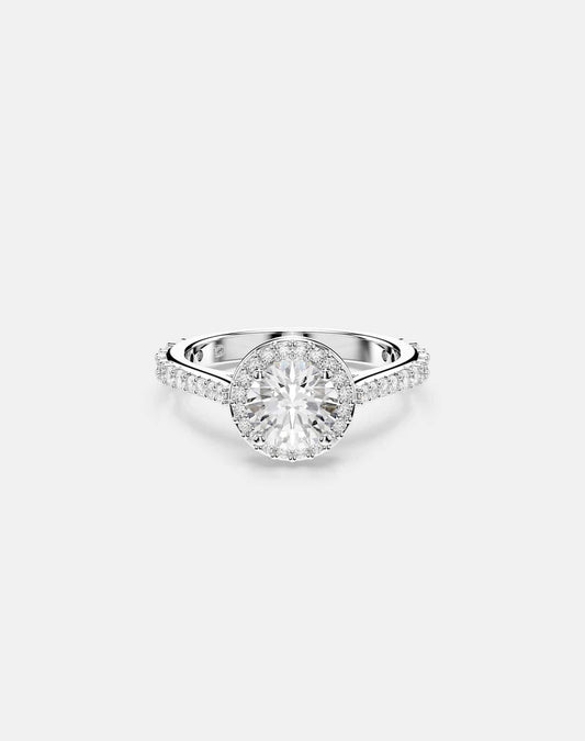 Una Angelic Ring With Silver-Tone Finish