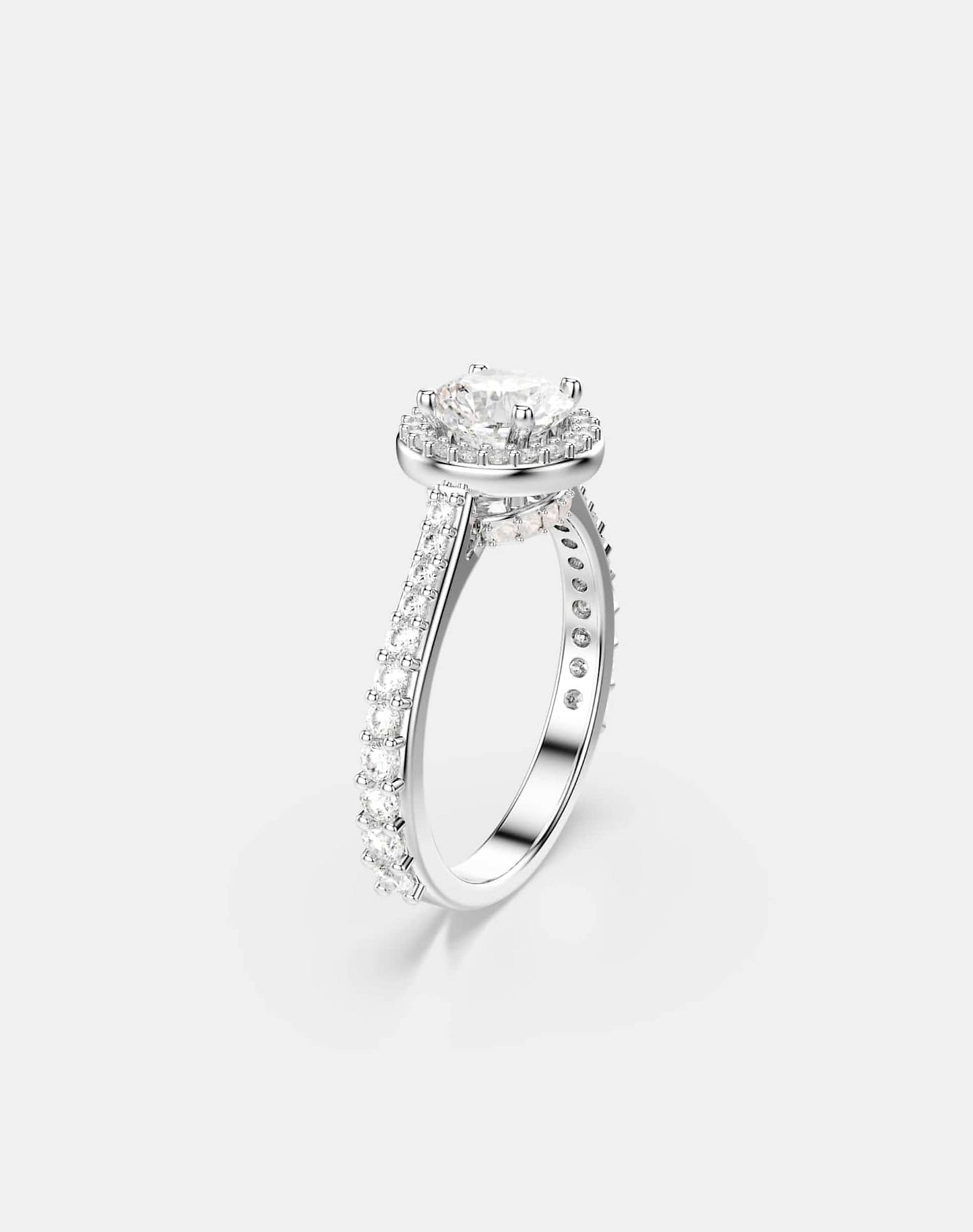 Una Angelic Ring With Silver-Tone Finish