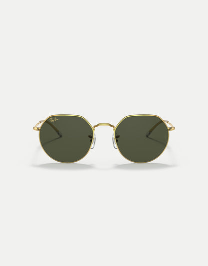 Jack Irregular Sunglasses With Green Lens