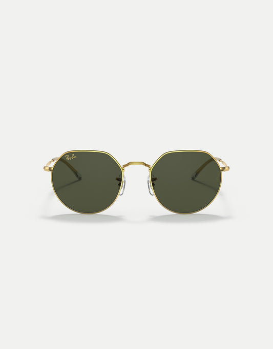 Jack Irregular Sunglasses With Green Lens