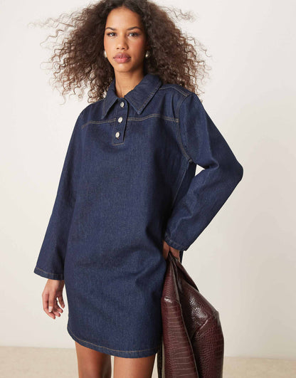 Denim Shirt Dress