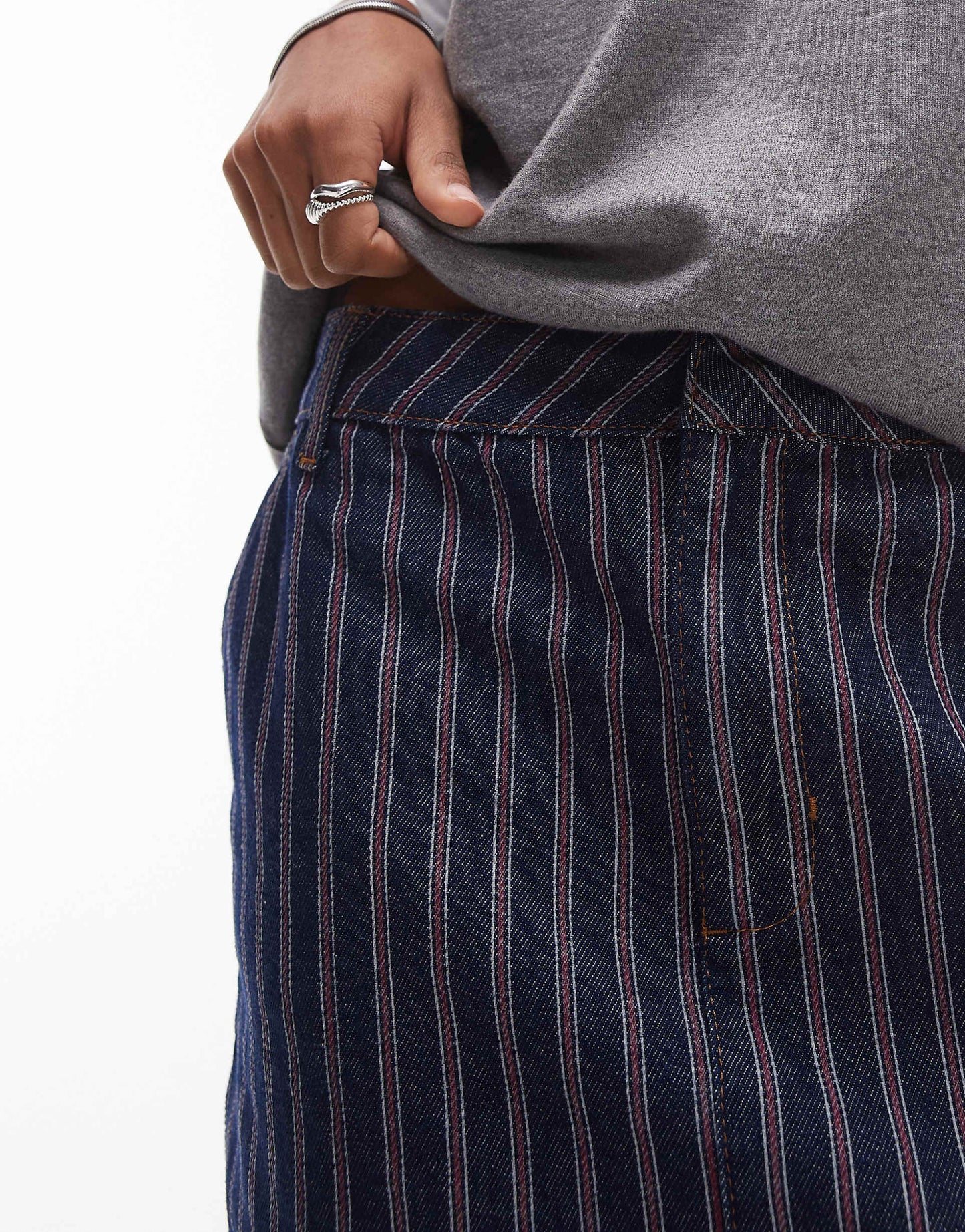 Denim Pelmet Micro Skirt