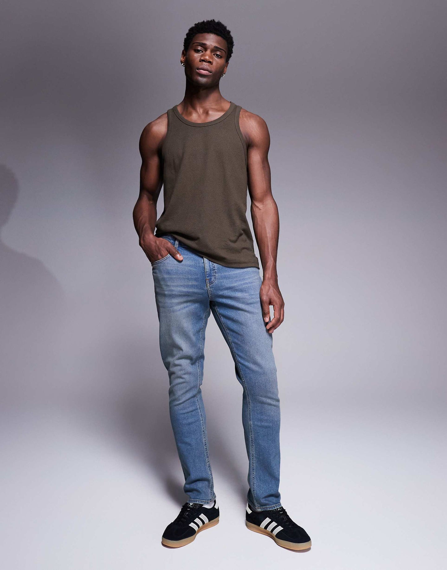 Slim Fit Jeans With Tint