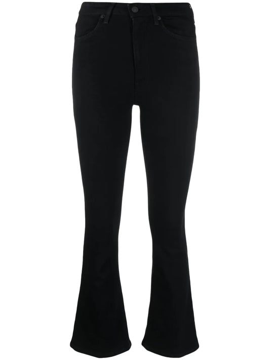 Logo-Plaque Flared Jeans