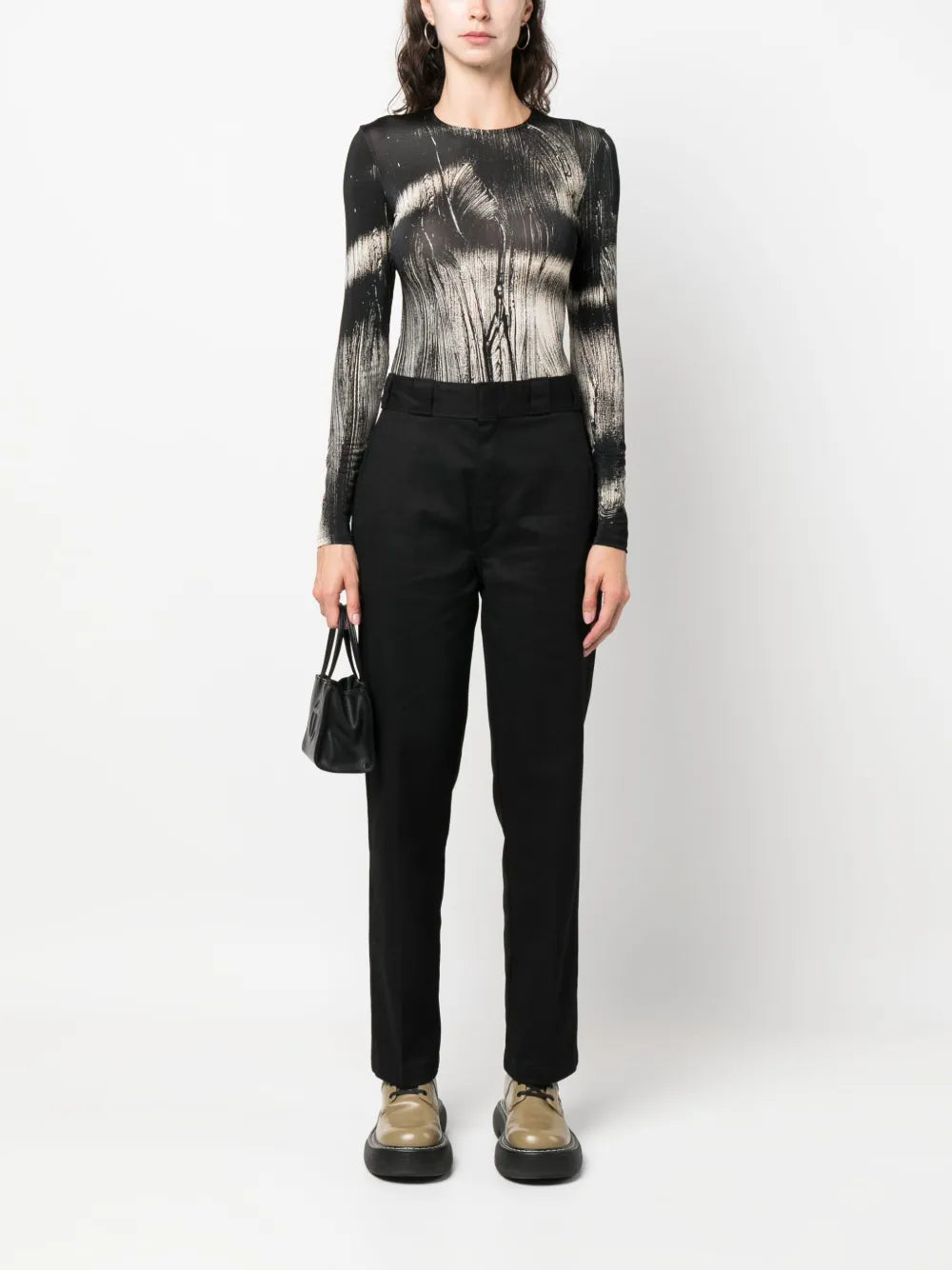 Elizaville Straight-Leg Twill Trousers