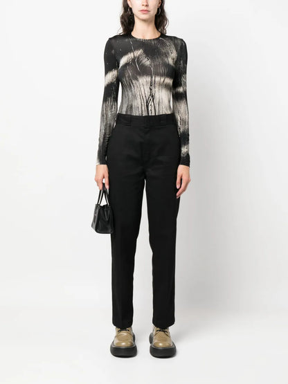 Elizaville Straight-Leg Twill Trousers