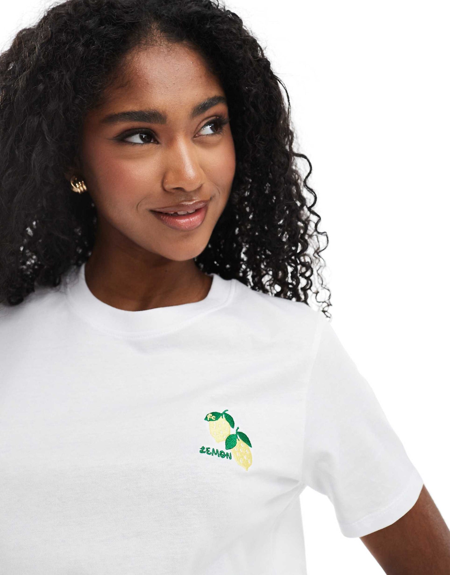 Lemon Embroidered T-Shirt