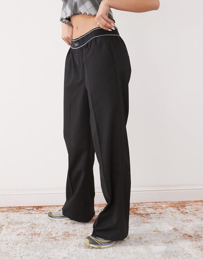 Wide Leg Trouser With Boxer Waistband