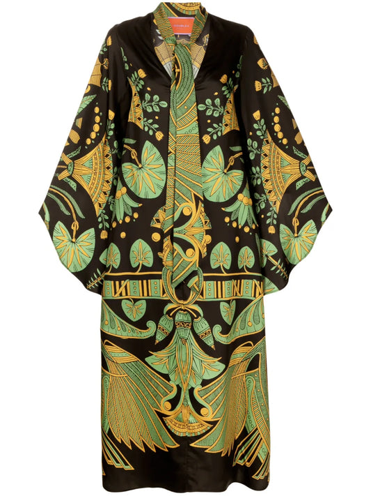 Magnifico Silk Midi Dress