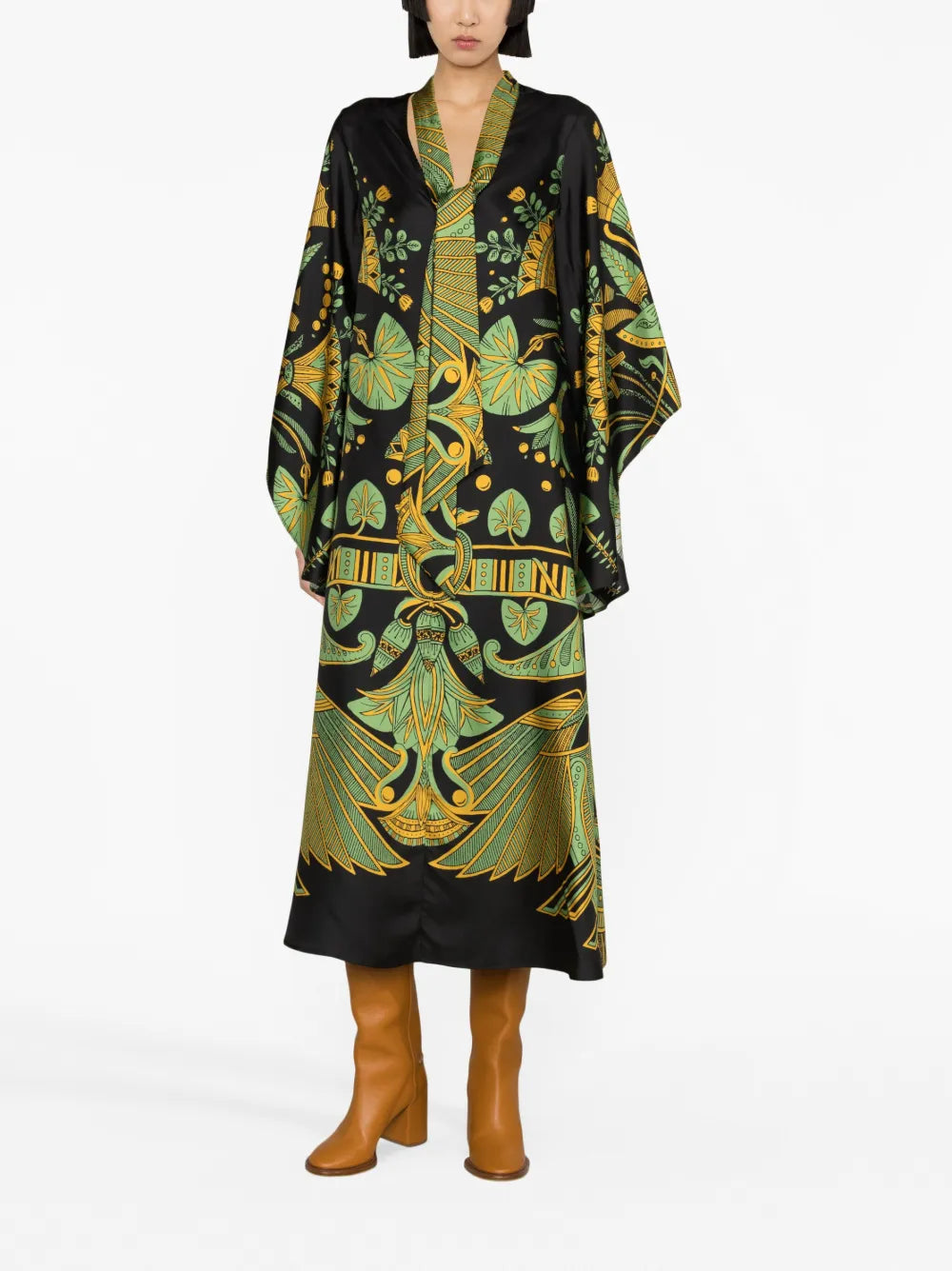 Magnifico Silk Midi Dress
