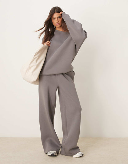 Off Shoulder Sweat Co-Ord