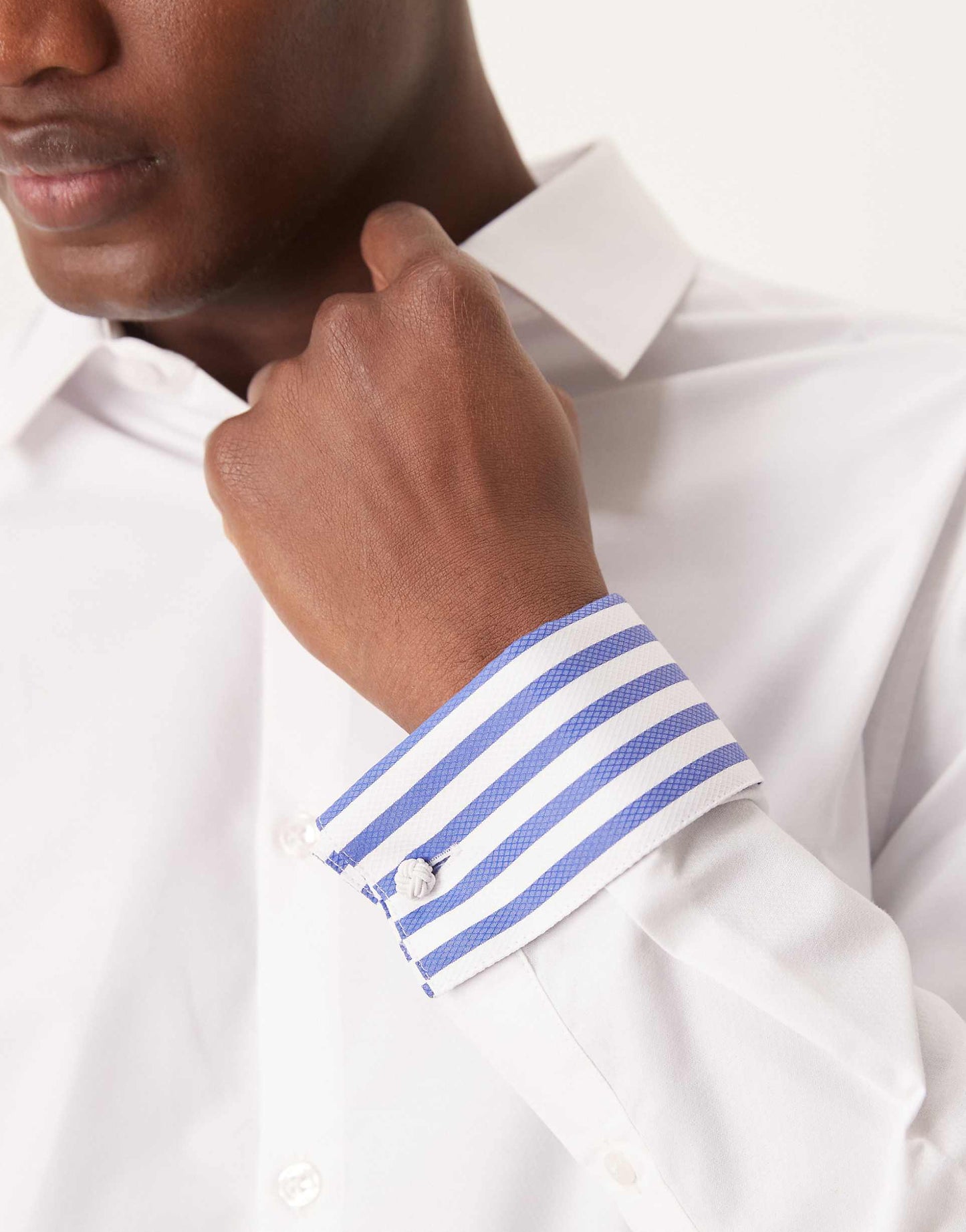 Slim Fit Smart Shirt With Contrast Cuff