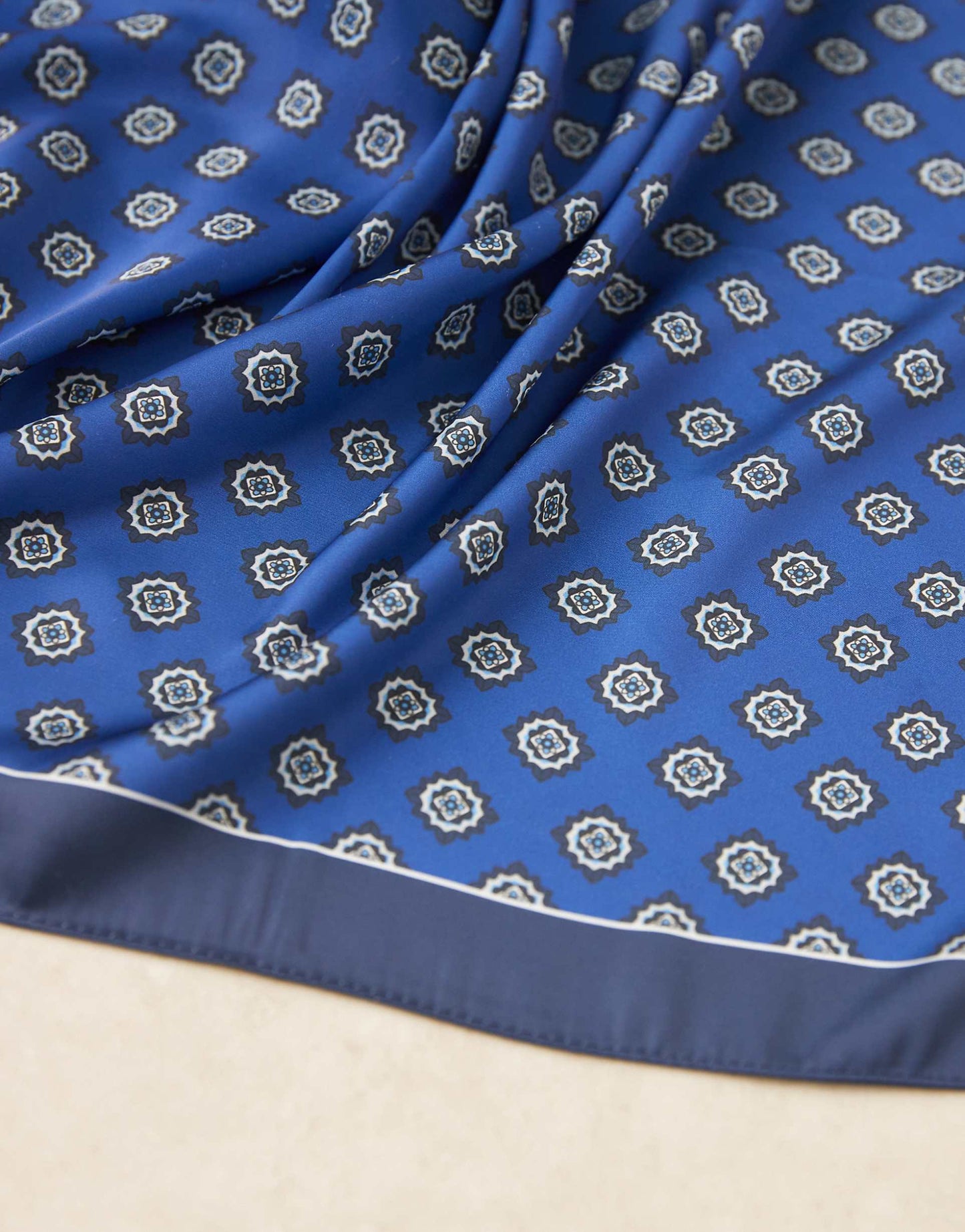 Patterned Satin Scarf