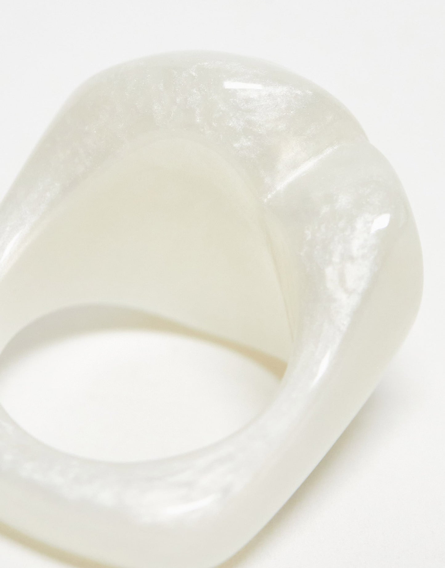 Unisex Plastic Shell Ring