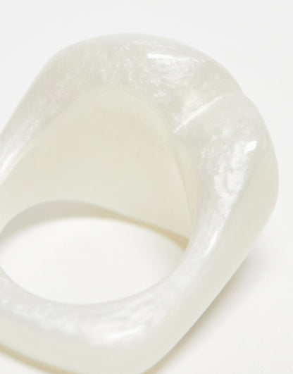 Unisex Plastic Shell Ring