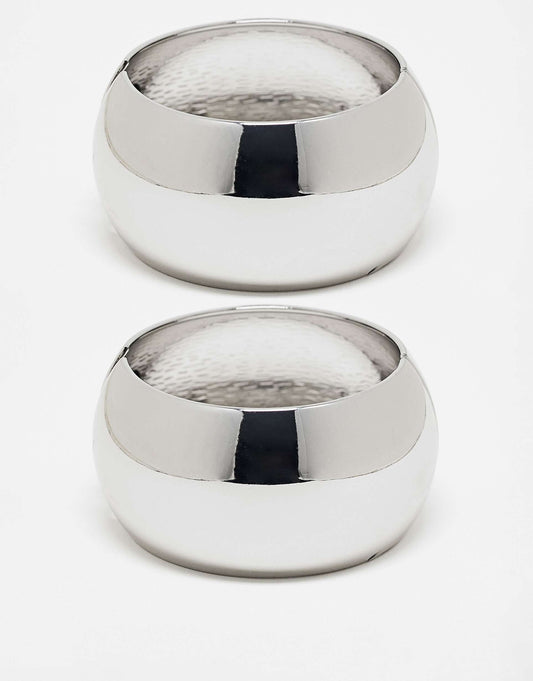Big Oversized Bangle 2 Pack