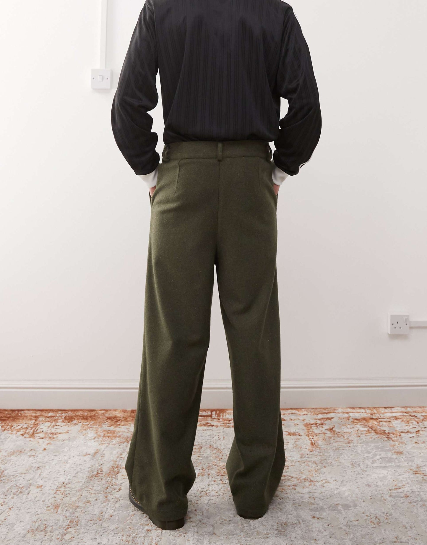 Wool Look Tailored Trouser