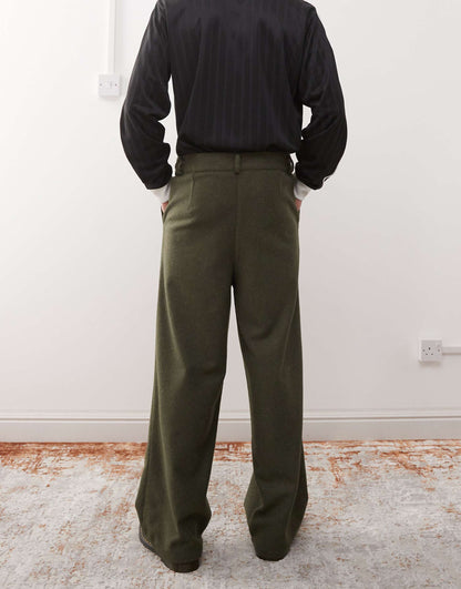 Wool Look Tailored Trouser