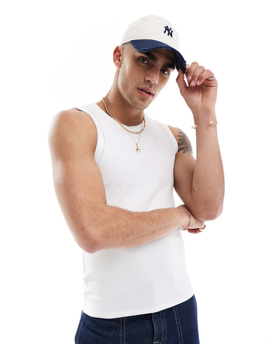 Muscle Fit Rib Vest