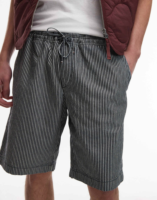 Harlem Relaxed Stripe Shorts