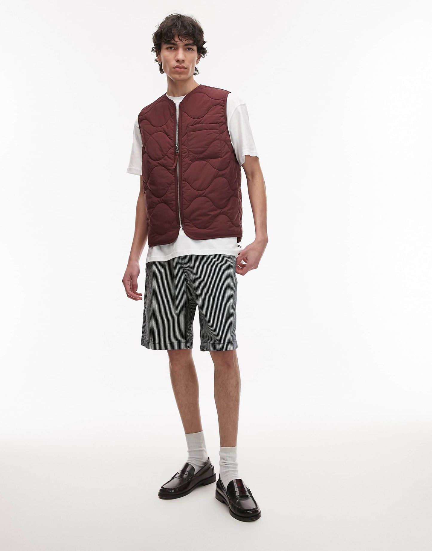 Harlem Relaxed Stripe Shorts