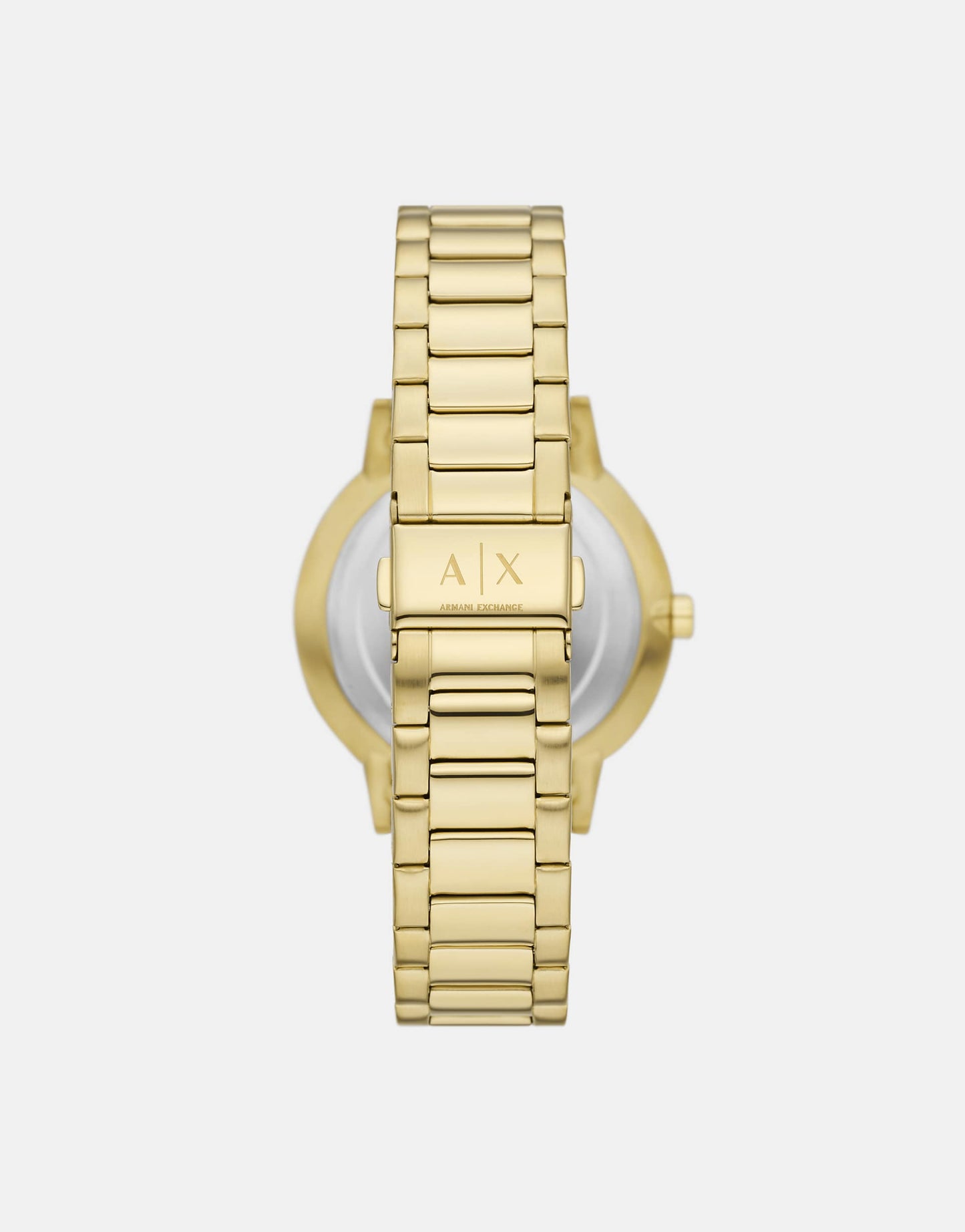 Three-Hand Gold-Tone Stainless Steel Watch And Gold-Tone Stainless Steel Bracelet Set