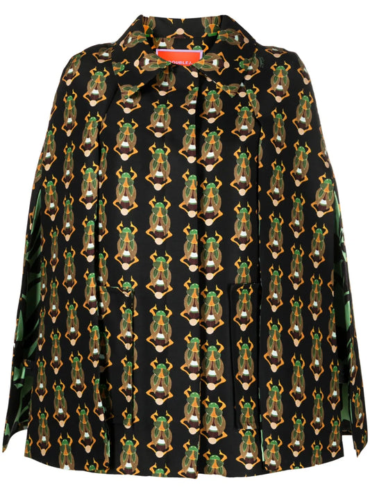 Milano Wool-Blend Cape