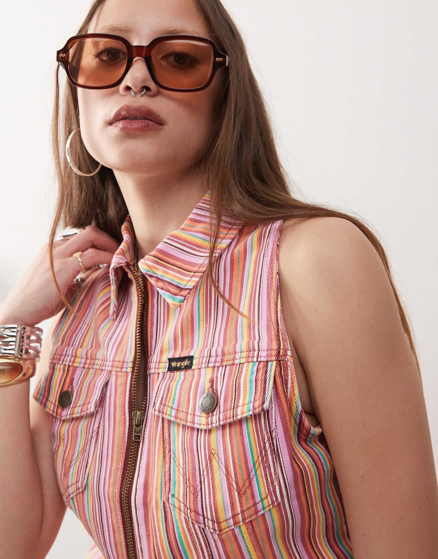 Co-Ord Zip Front Vest