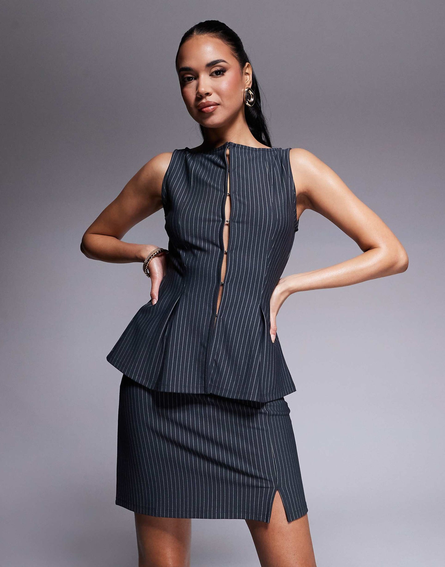Co-Ord A-Line Skirt With Slit
