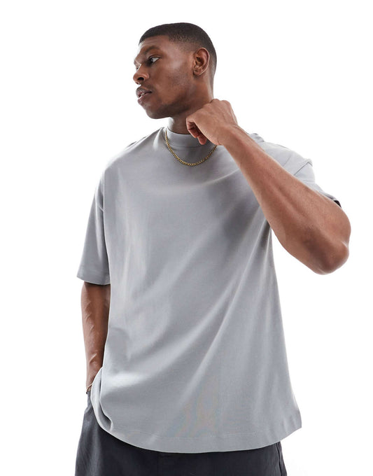 Heavyweight Oversized High Neck T-Shirt