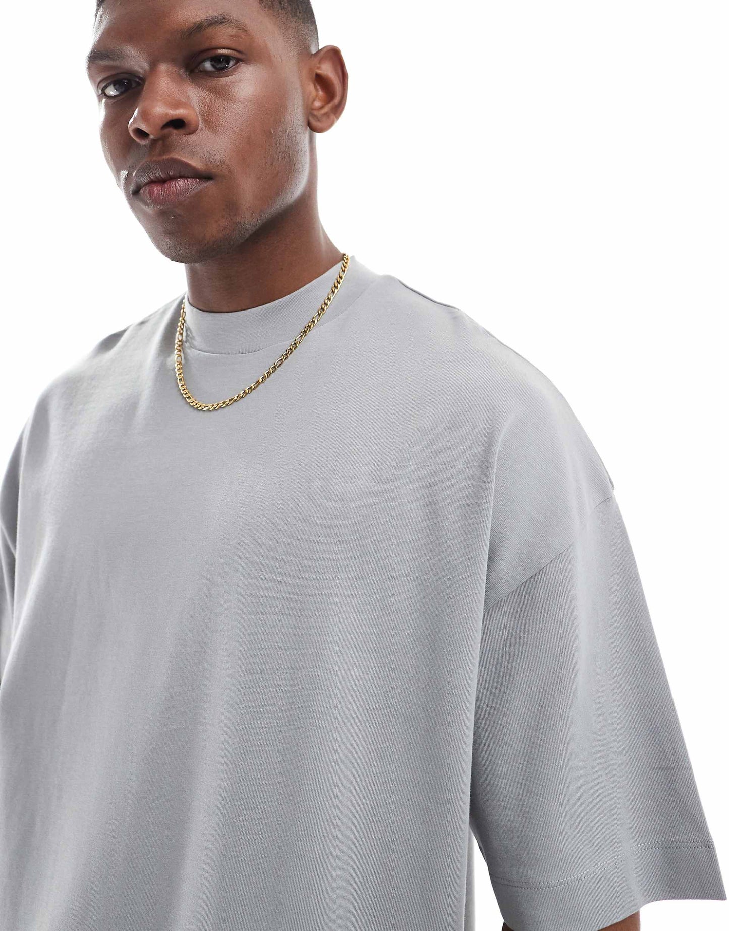 Heavyweight Oversized High Neck T-Shirt