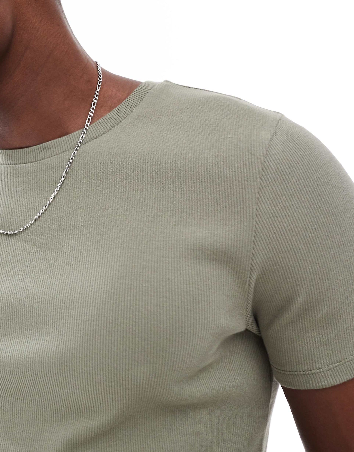 Essential Muscle Fit Rib T-Shirt