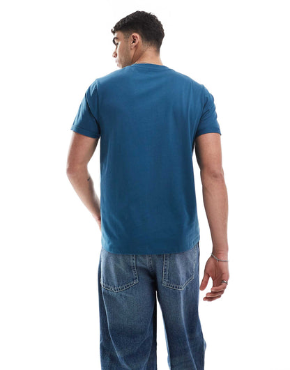 Essential Crew Neck T-Shirt With Roll Sleeve