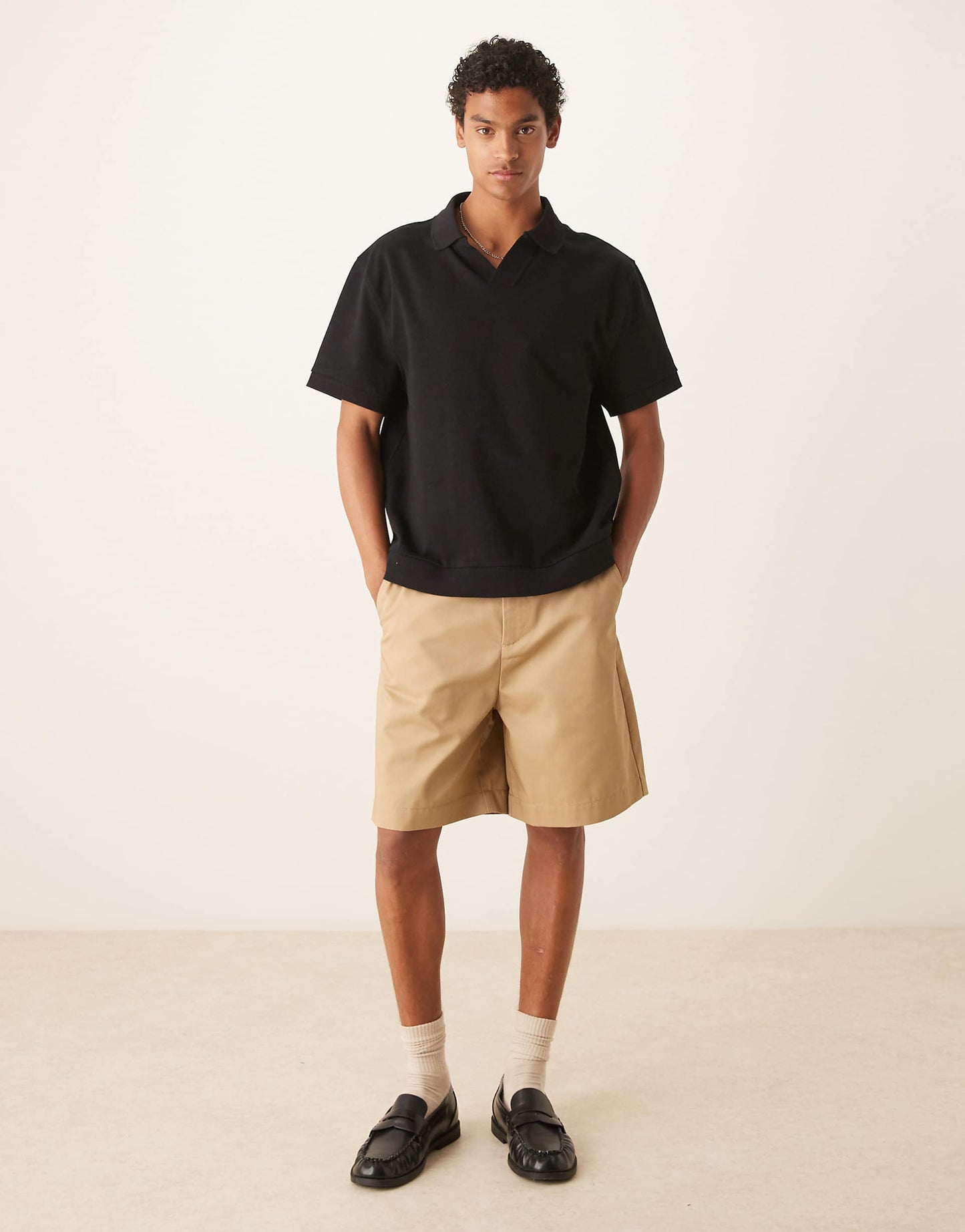 Premium Heavyweight Relaxed Polo T-Shirt 300Gsm