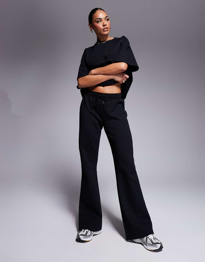 Co-Ord Interlock Flared Jogger