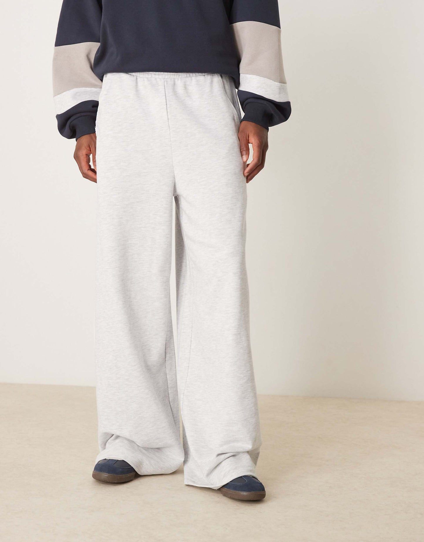 Super Wide Leg Jogger With Side Panels