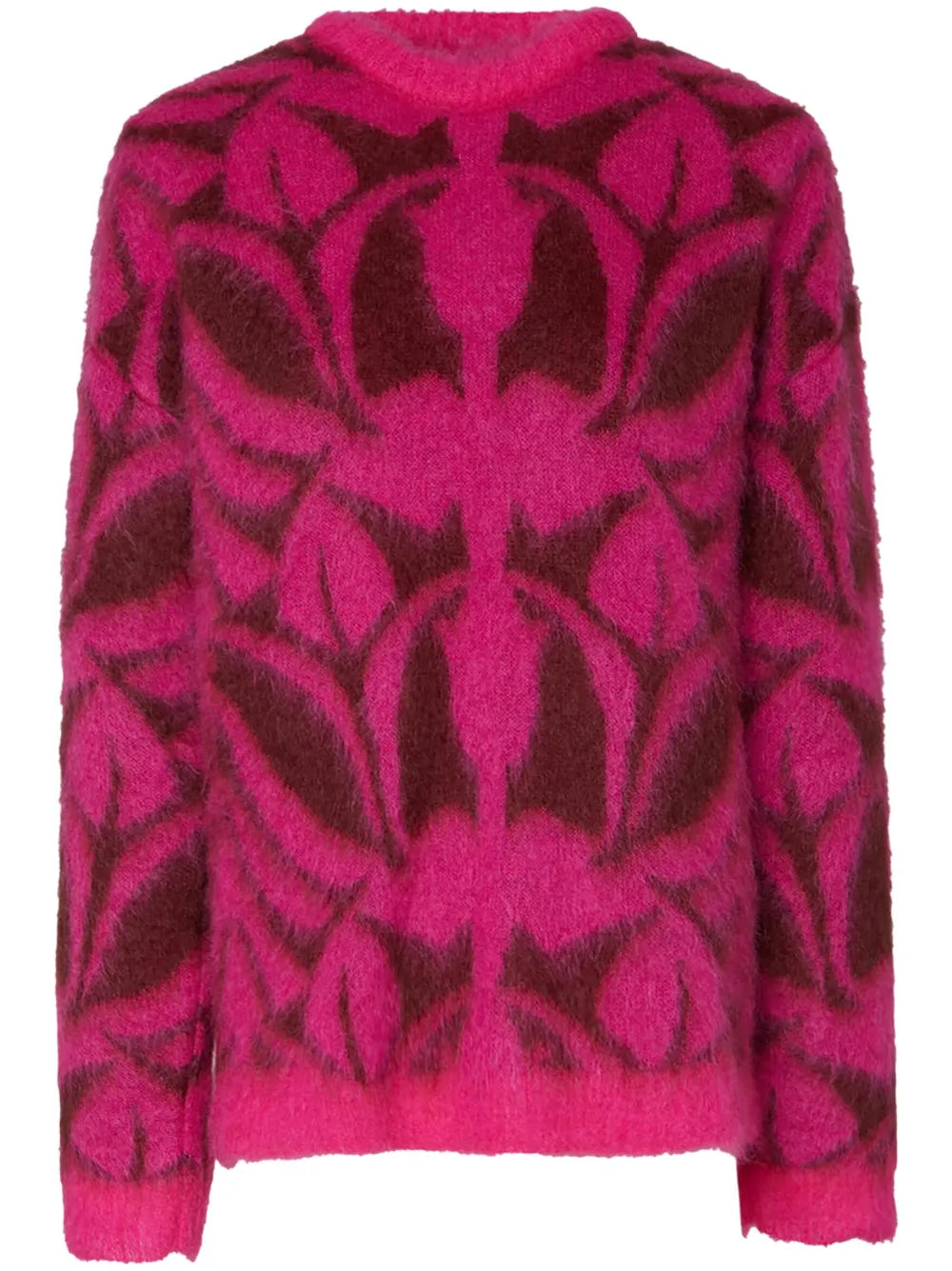 Intarsia-Knit Long-Sleeve Jumper