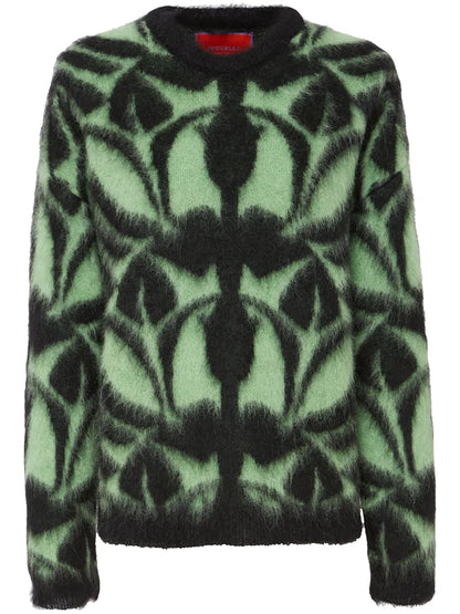 Intarsia-Knit Long-Sleeve Jumper