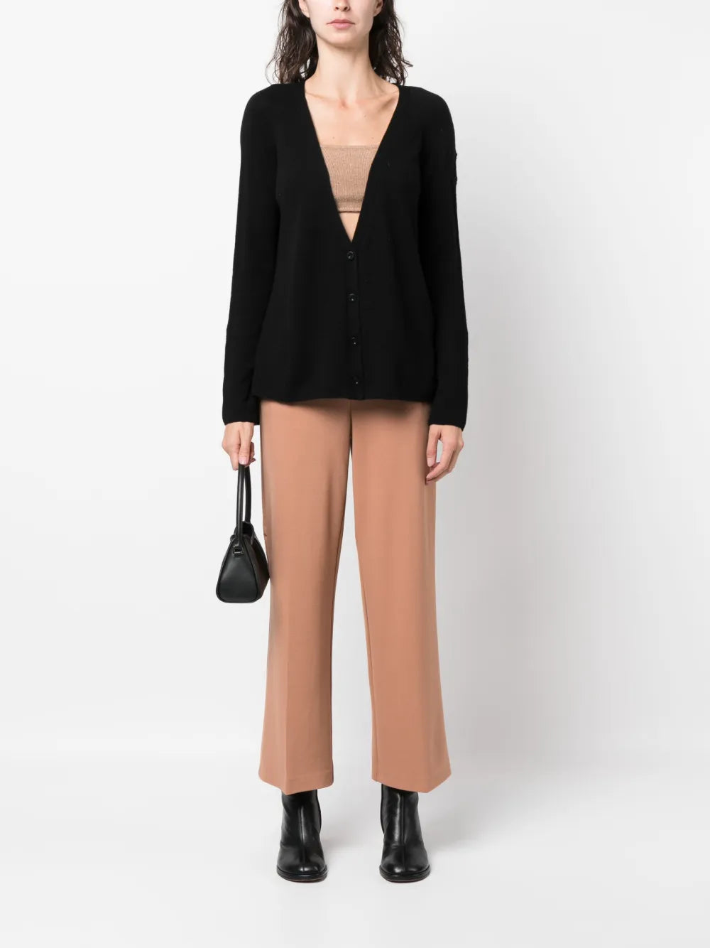 Mid-Rise Straight-Leg Trousers