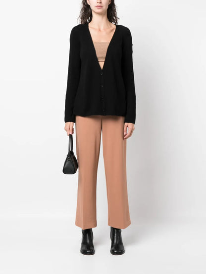 Mid-Rise Straight-Leg Trousers
