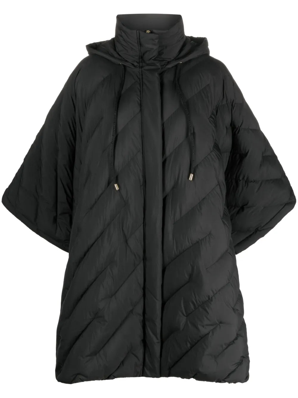 Mutex Quilted Hooded Cape