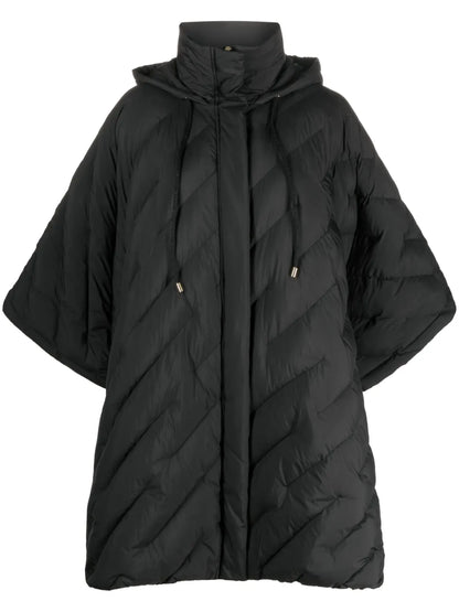 Mutex Quilted Hooded Cape