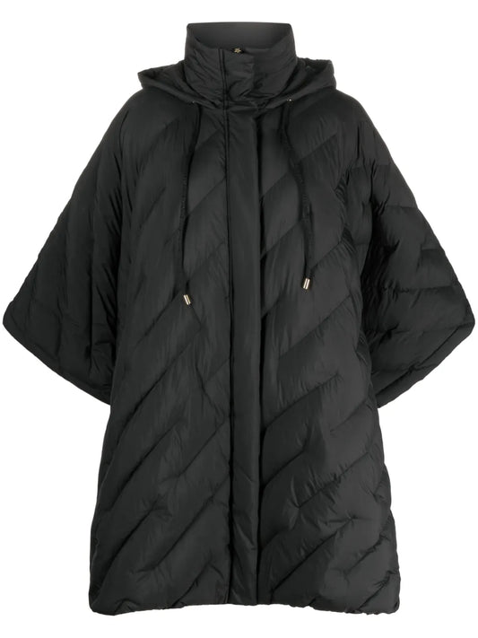 Mutex Quilted Hooded Cape