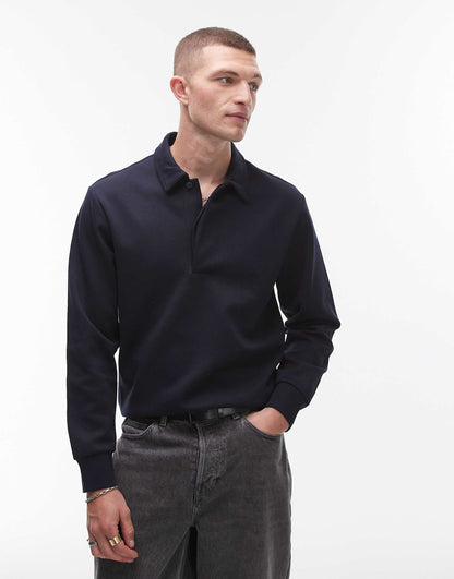 Collared Sweatshirt