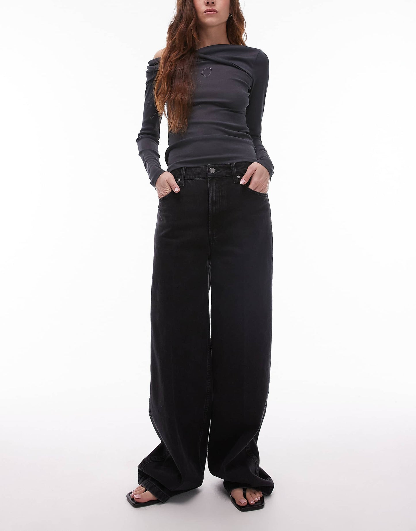 Rigid Straight Leg Jeans